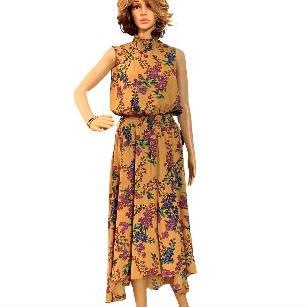 Nanette Lepore dress.  Size 10. New with tags. Mustard color.